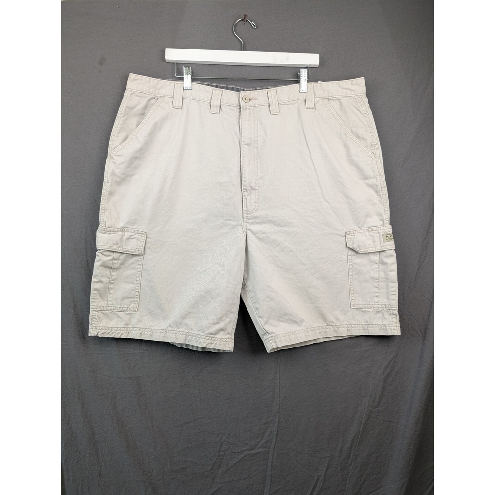 Wrangler Mens Tan Cotton Twill‎ Cargo Shorts Size 44